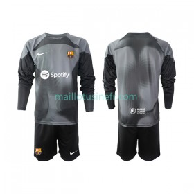 Maillot de Foot FC Barcelone Extérieur Gardien 2022-23 Manches Longues - Enfant